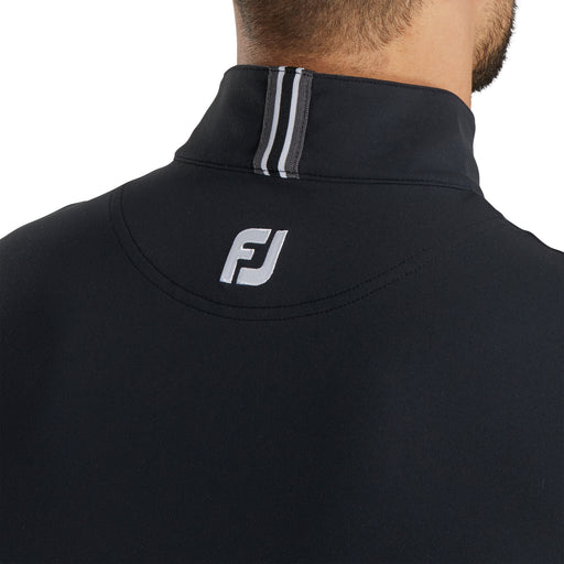 FootJoy Stretch Jersey Black Mens Golf 1/4 Zip