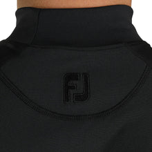 Load image into Gallery viewer, FootJoy Mock Black Mens Long Sleeve Golf Shirt
 - 3