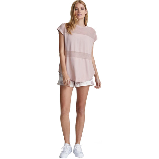 Varley Carley Womens T-Shirt - Shadow Rose/L/XL