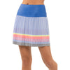 Lucky in Love Looking Gradient Pleated Long Womens Golf Skort