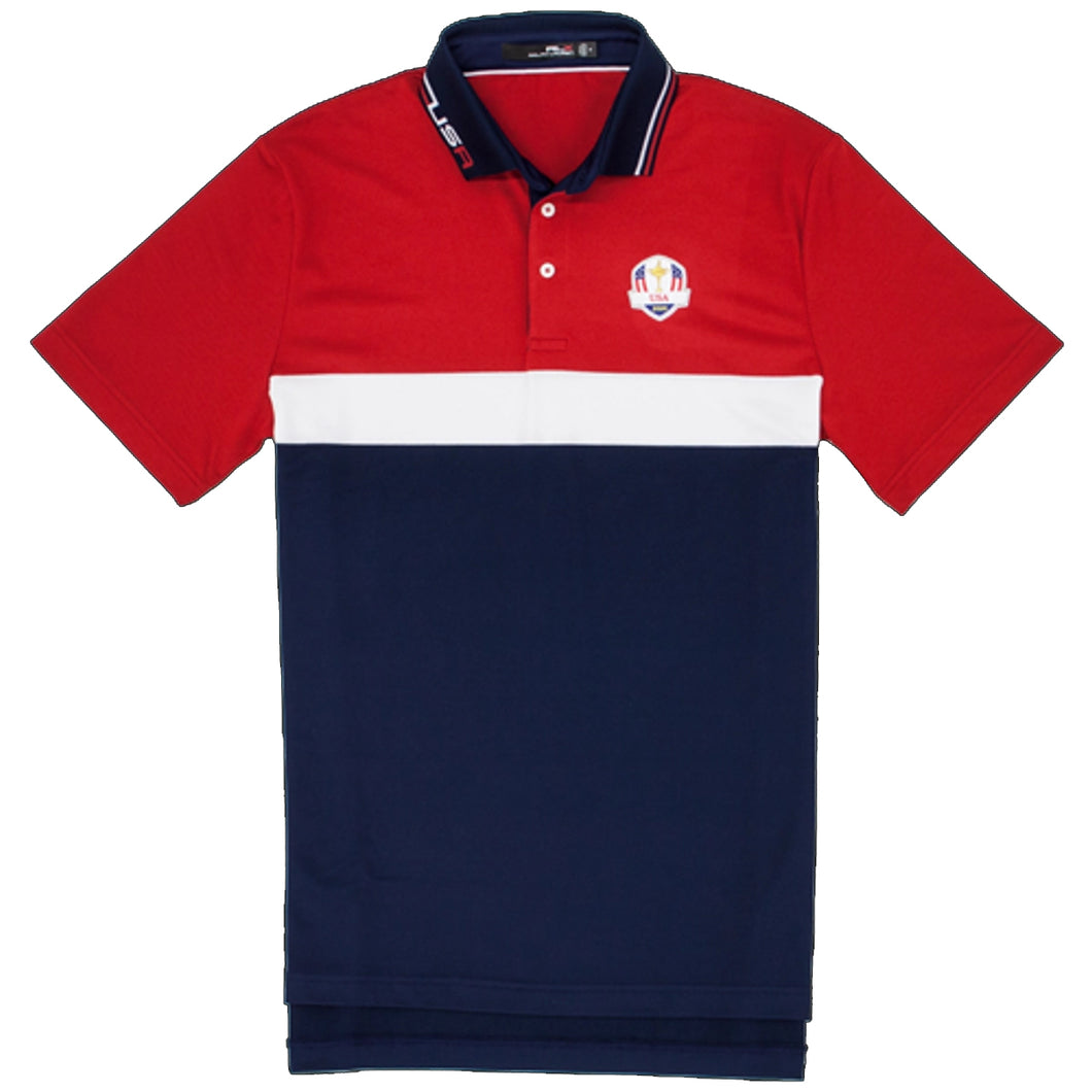 RLX Ralph Lauren Ryder Cup Air Piqu Mens Golf Polo