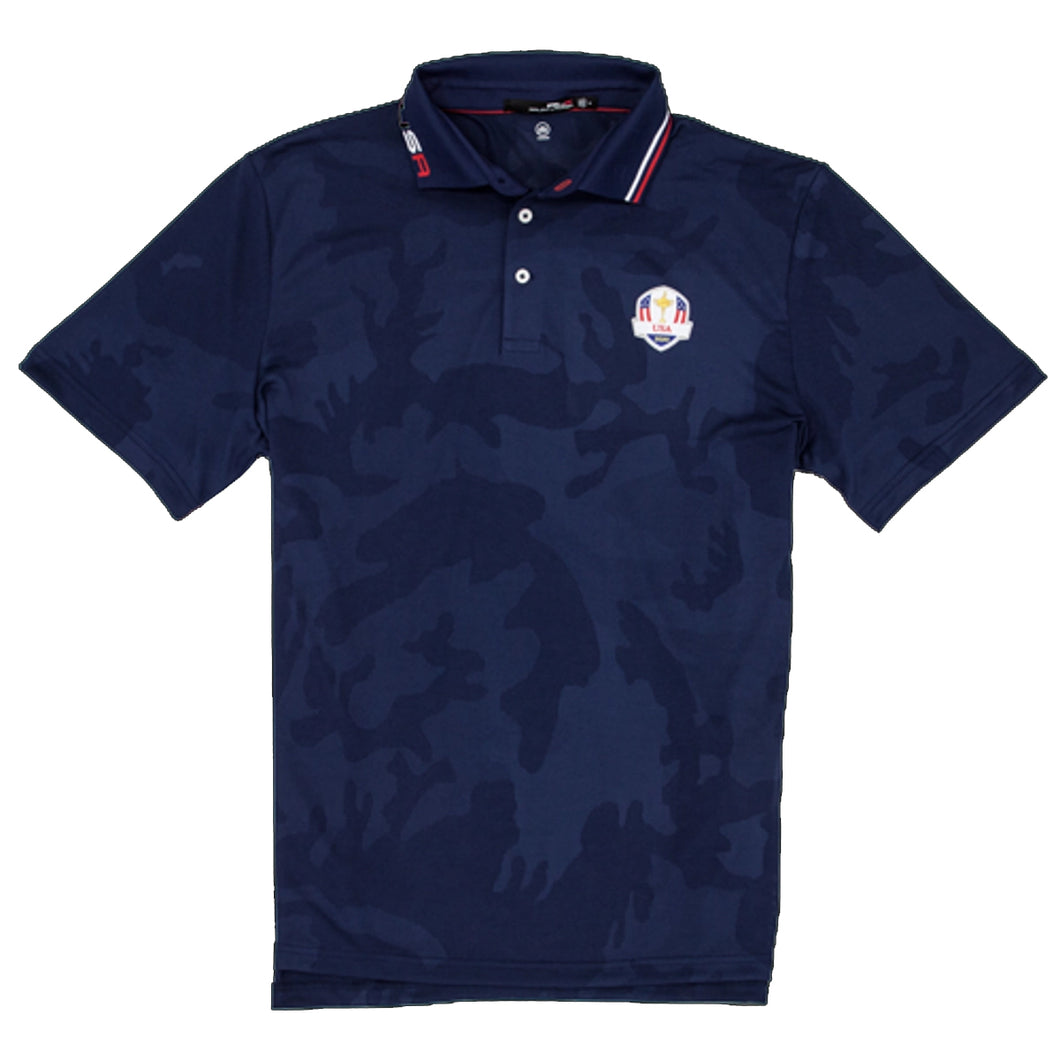 RLX Ralph Lauren Ryder Cup Mesh Camo Men Golf Polo