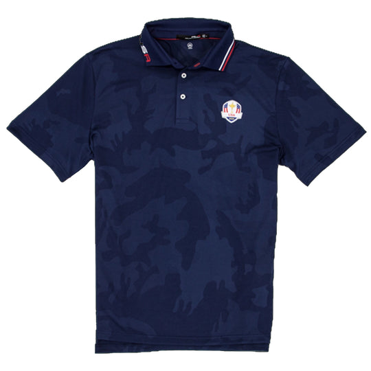 RLX Ralph Lauren Ryder Cup Mesh Camo Jacquard Mens Golf Polo