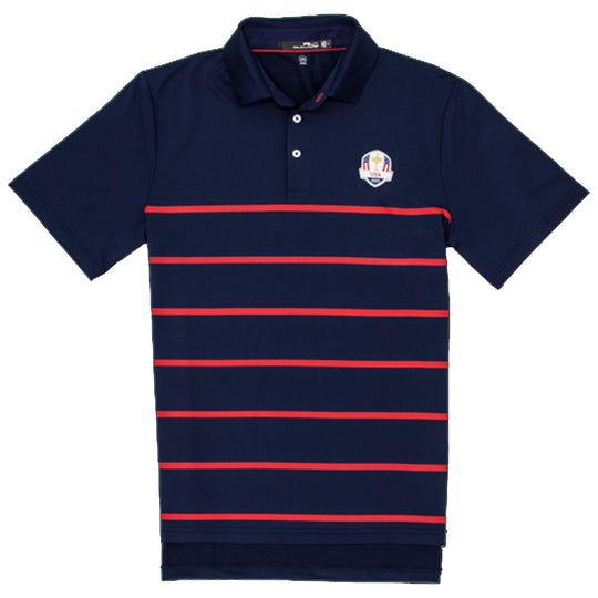 RLX Ralph Lauren Ryder Cup RLX Course Stripe Mens Golf Polo