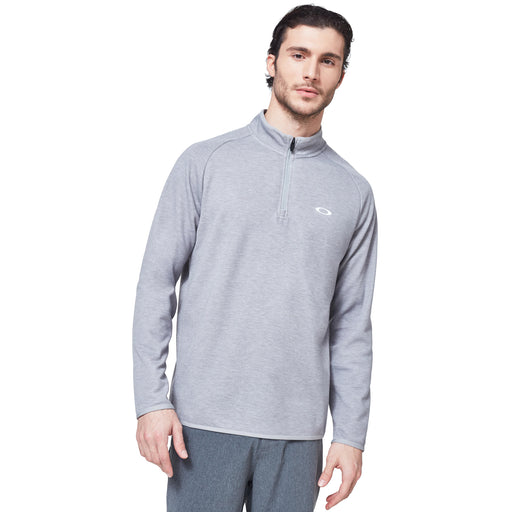 Oakley Range Pullover 2.0 Mens Golf 1/2 Zip - Fog Gry Hth 98u/M