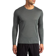 Load image into Gallery viewer, Brooks Distance Mens Longsleeve Running Shirt - HTH D OYSTR 371/XXL
 - 3