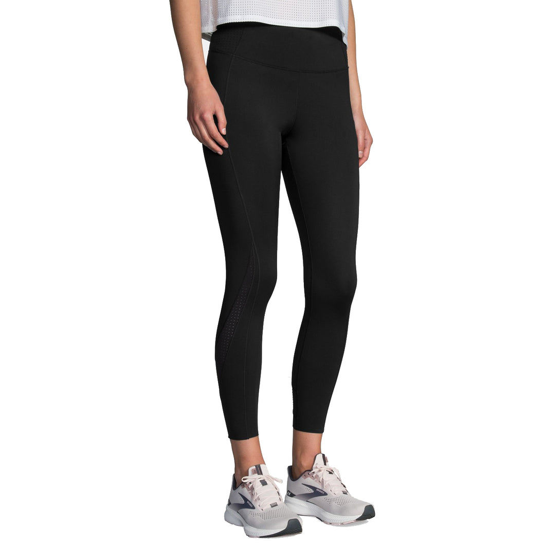 Brooks Method 7/8 Womens Running Tights - BLACK 001/XL