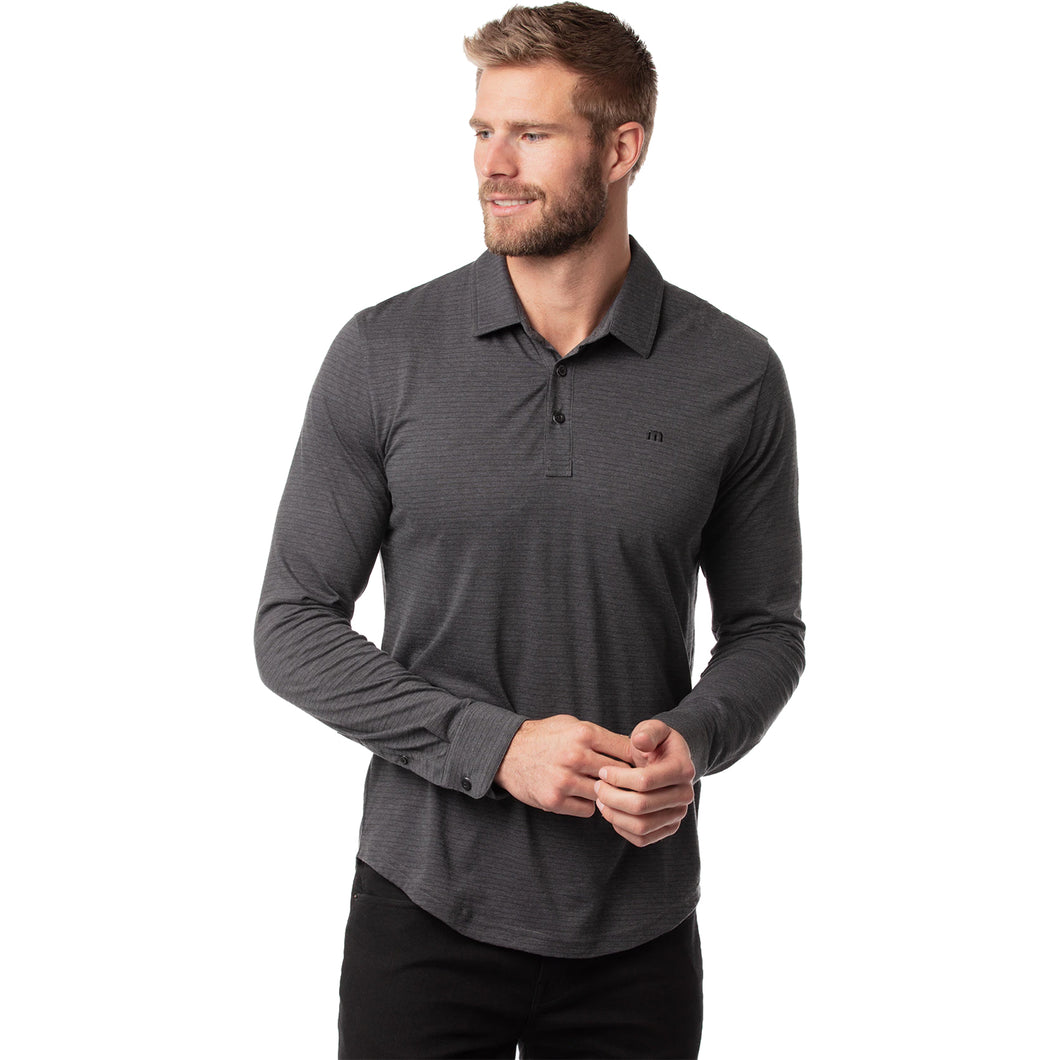 TravisMathew Kickoff Mens Longsleeve Golf Polo