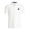 Polo Lightweight Performance Stretch Mesh with Bear Embroidered Mens Golf Polo