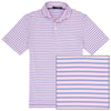 RLX Ralph Lauren Yarn Dye Fetherweight Airflow Jersey Carmel Pink Mens Golf Polo
