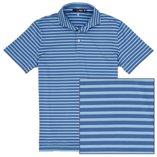 RLX Ralph Lauren Yarn Dye Fwt Bl Mens Golf Polo