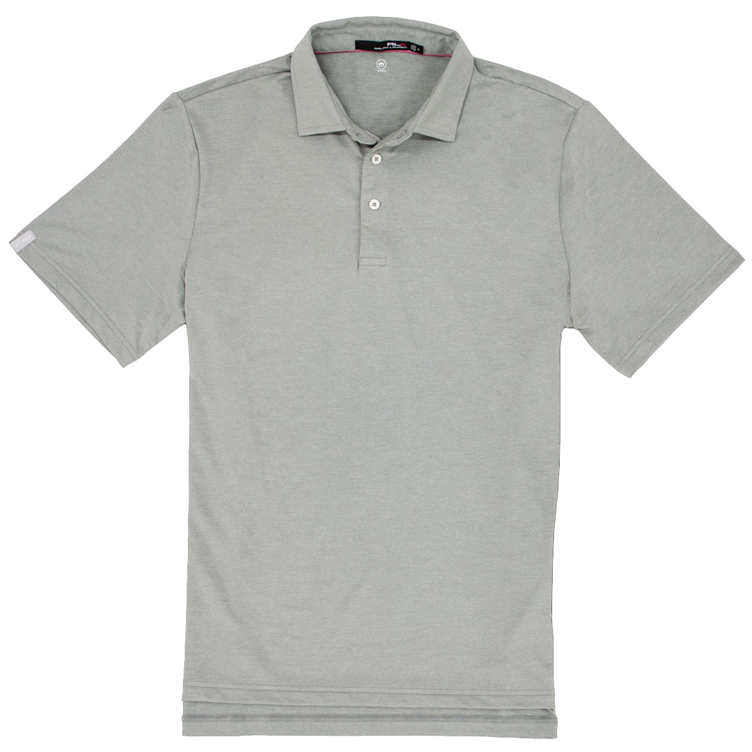 RLX Ralph Lauren Ltwt Airflow Grey Men Golf Polo - Light Grey Hthr/XL