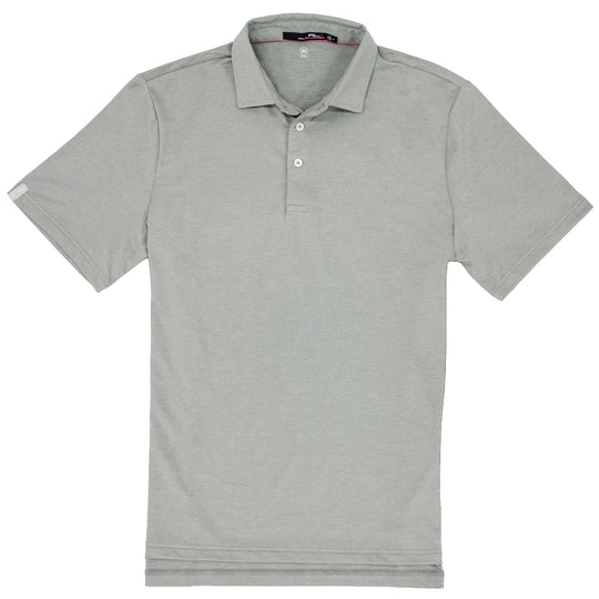 RLX Ralph Lauren Lightweight Airflow Jersey Light Grey Heather Mens Golf Polo