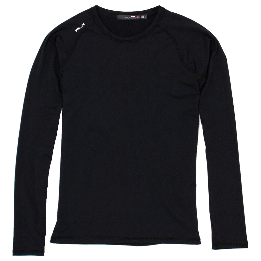 RLX Ralph Lauren Peached Airflow Bk Womens Shirt - Polo Black/L