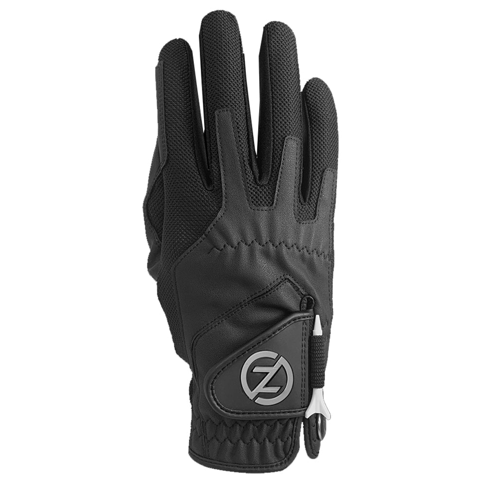 Zero Friction Compression Mens Golf Glove - Black