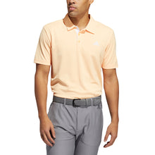 Load image into Gallery viewer, Adidas Advantage Novelty Heathered Mens Golf Polo - Acid Orange Mel/XXL
 - 3