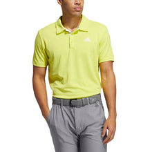 Load image into Gallery viewer, Adidas Advantage Novelty Heathered Mens Golf Polo - Acid Yellow Mel/XXL
 - 5