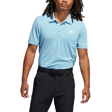 Load image into Gallery viewer, Adidas Advantage Novelty Heathered Mens Golf Polo - Hazy Blue Mel/XXL
 - 7