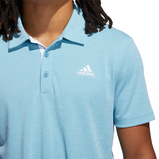 Adidas Advantage Novelty Heathered Mens Golf Polo