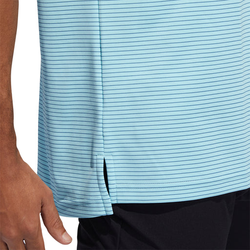 Adidas Two-Color Club Stripe Mens Golf Polo