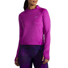 Load image into Gallery viewer, Brooks Notch Thermal Wmn Long Sleeve Running Shirt - HTH MAGENTA 687/XL
 - 6