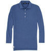 Polo Golf Ralph Lauren Solid Stretch Vintage Lisle River Blue Mens Golf Polo