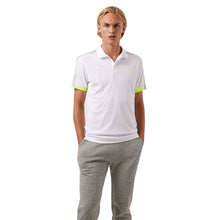 Load image into Gallery viewer, J. Lindeberg Rowland Slim Fit White Mens Golf Polo
 - 1