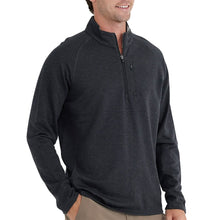 Load image into Gallery viewer, Free Fly Bamboo Heritage Fleece Mens 1/4 Zip - HTHR BLACK 103/XXL
 - 4