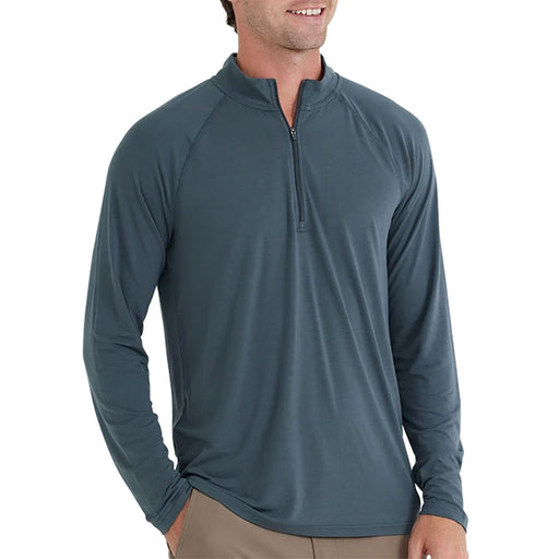 Free Fly Bamboo Flex Mens 1/4 Zip - MIDNIGHT 102/XXL