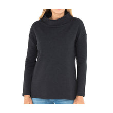 Load image into Gallery viewer, Free Fly Bamboo Thermal Flc Wmns Mockneck Pullover - HTHR BLACK 101/XL
 - 1