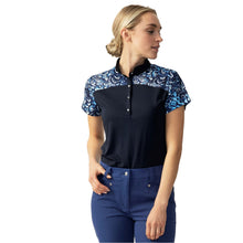 Load image into Gallery viewer, Daily Sports Sam Navy Women Short Sleeve Golf Polo - NAVY 590/XL
 - 1