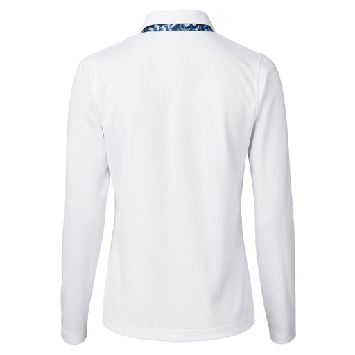 Daily Sports Alleja White Wmn Longsleeve Golf Polo