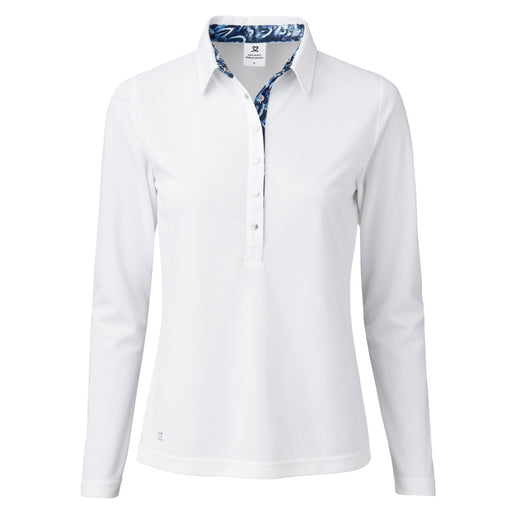 Daily Sports Alleja White Wmn Longsleeve Golf Polo