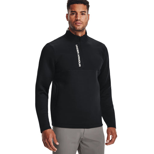 Under Armour Storm Daytona Mens Golf 1/2 Zip 1 - BLACK/BLACK 001/XXL