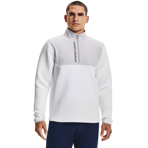 Under Armour Storm Daytona Mens Golf 1/2 Zip 1 - WHITE/HALO 100/XL