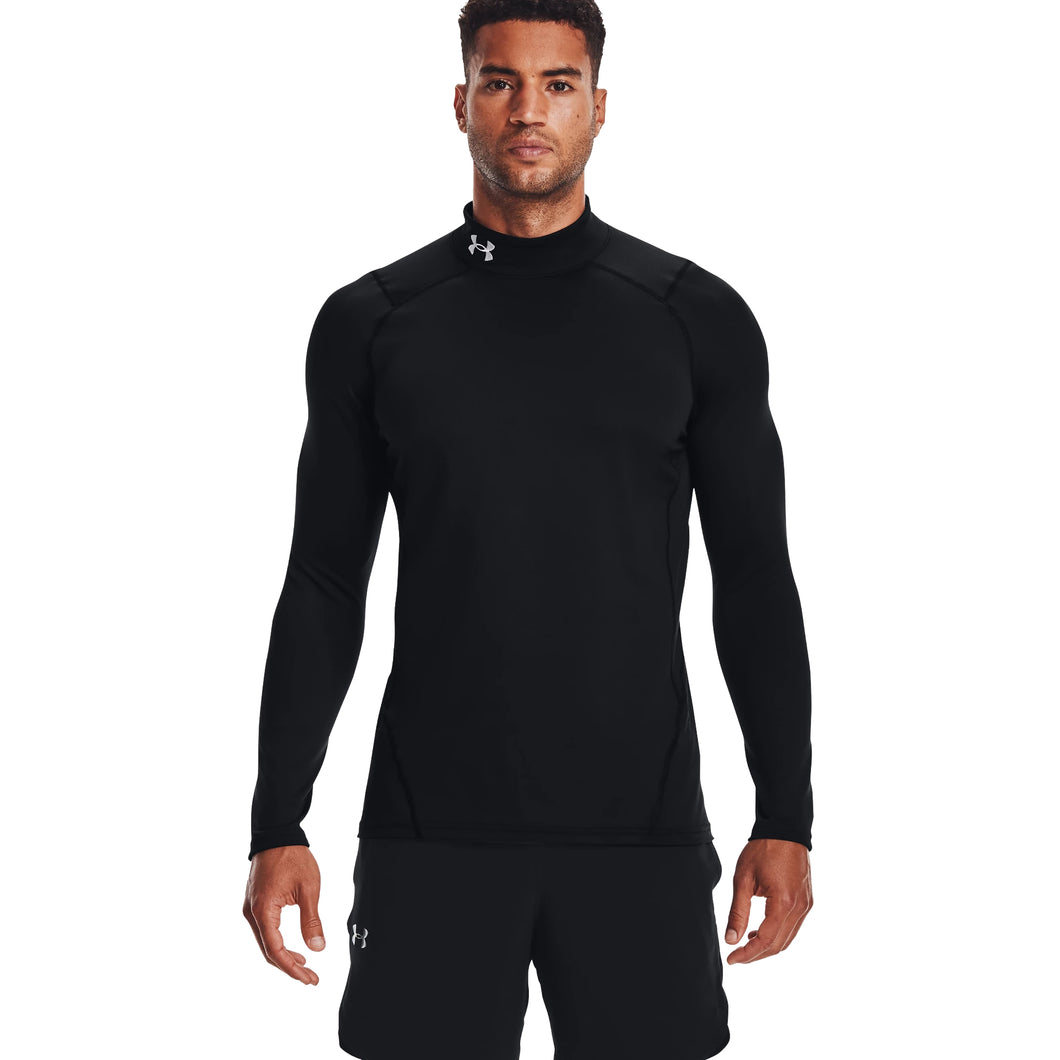 Under Armour CG Armour Fitted Mock Mens Shirt - BLACK 001/XXL