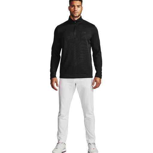 Under Armour Storm SweaterFleece M Golf 1/2 Zip - BLACK 001/XXL