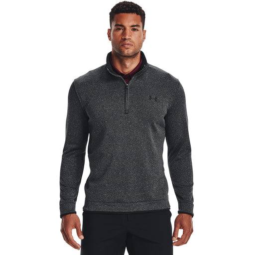 Under Armour Storm SweaterFleece M Golf 1/2 Zip - BLK/WHT/BLK 002/XXL