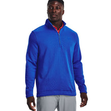 Load image into Gallery viewer, Under Armour Storm SweaterFleece M Golf 1/2 Zip - VERSA BLUE 486/XL
 - 15