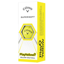 Load image into Gallery viewer, Callaway Supersoft Play Yellow Golf Balls - Sleeve - Default Title
 - 1