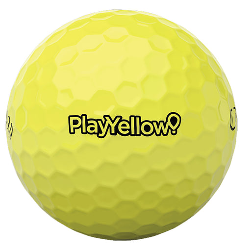Callaway Supersoft Play Yellow Golf Balls - Sleeve