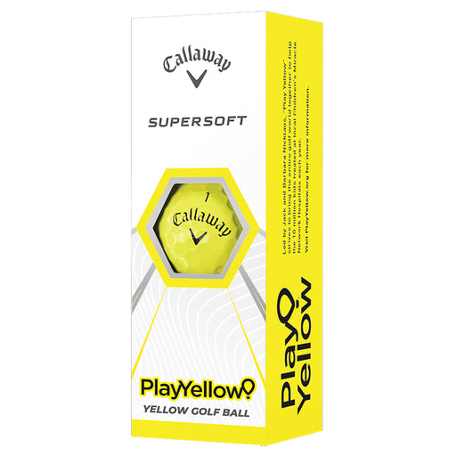 Callaway Supersoft Play Yellow Golf Balls - Sleeve - Default Title