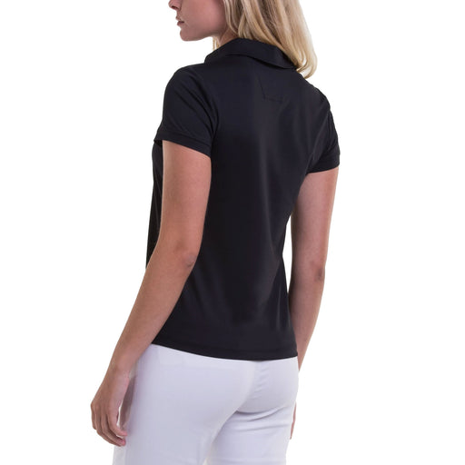 Fairway & Greene Claire Black Womens Golf Polo