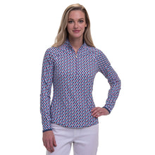 Load image into Gallery viewer, Fairway &amp;Greene Wesley Newport Womens LS Golf Polo
 - 1