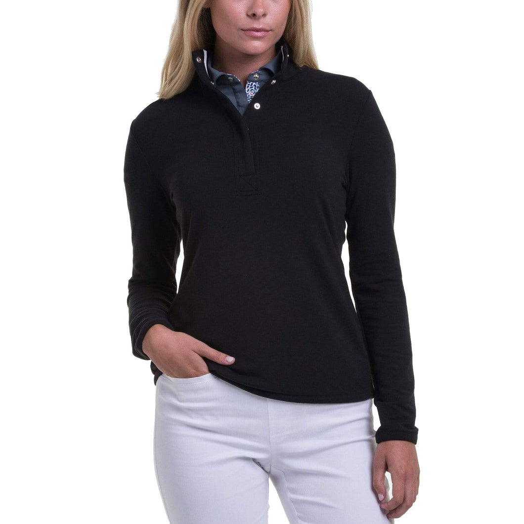 Fairway&Greene Kate Old School Wmn Golf Sweatshirt - Black/XL