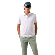 Load image into Gallery viewer, J. Lindeberg Tom Regular Fit White Mens Golf Polo - WHITE 0000/XL
 - 1