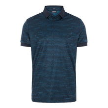 Load image into Gallery viewer, J. Lindeberg KV Print Reg Fit Blue Mens Golf Polo
 - 3