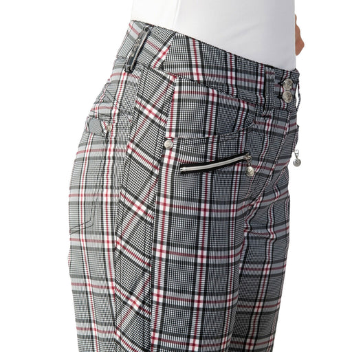 Daily Sports Catleya Black Plaid Womens Golf Pants