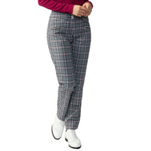 Load image into Gallery viewer, Daily Sports Catleya Black Plaid Womens Golf Pants - BLACK PLAID 903/12
 - 1