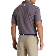 Load image into Gallery viewer, FootJoy Pin Stripe Lisle Smoke Mens Golf Polo
 - 2